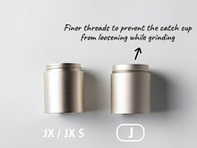 Load image into Gallery viewer, 1Zpresso J Manual Coffee Grinder Silver Capacity 35g with Assembly Stainless Steel Conical Burr - Numerical Internal Adjustable Setting