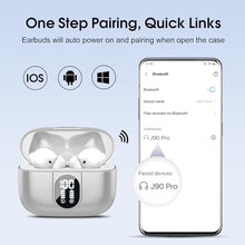 Load image into Gallery viewer, Wireless Earbuds, Bluetooth Headphones HiFi Stereo, 40H Playtime in-Ear Earbud, 2024 Bluetooth 5.3 Earbuds with LED Power Display, IP7 Waterproof Wireless Earphones Sport Headset for Android iOS