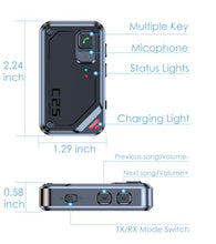 Load image into Gallery viewer, Airplane Bluetooth Adapter for AirPods Headphones, Bluetooth Transmitter for TV/PC/Gym, 3.5mm Audio Receiver for Home Stereo/Old Speaker/Car Handsfree Call, KAIY Wireless Transmitter Receiver 2 in 1