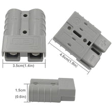 Load image into Gallery viewer, COMeap Solar Panel Connector for Anderson 10AWG, Compatible with MC-4 to 50A/600V Anderson Adapter Plug Charge Extension Cable for Solar Generator Inverter Battery Pack Charger Kit 1.34ft(0.41m)