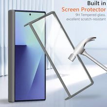 Load image into Gallery viewer, YQODSZ Wrist Strap for Samsung Galaxy Z Fold 7 Case, Finger Strap Full-Body Case with Kickstand Hinge Protection HD Screen Protector Raised Edge Protection Anti-Scratch Stand Cover for Z Fold 7 Grey