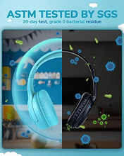 Load image into Gallery viewer, awatrue Toddler Kids Headphones Wired - Headphones for Kids Volume Limit 85/94dB Headset 3.5mm Jack Adjustable Foldable Headsets for Girls Boys Children Teens Pad Smartphones School