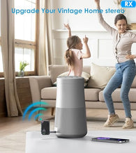 Load image into Gallery viewer, Airplane Bluetooth Adapter for AirPods Headphones, Bluetooth Transmitter for TV/PC/Gym, 3.5mm Audio Receiver for Home Stereo/Old Speaker/Car Handsfree Call, KAIY Wireless Transmitter Receiver 2 in 1