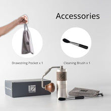 Load image into Gallery viewer, 1Zpresso Q Manual Coffee Grinder, Mini Slim Travel Sized, Stainless Steel Conical Burr, Numerical Adjustable Setting for Pour Over French Press Cold Brew