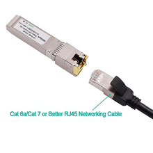 Load image into Gallery viewer, Wiitek 80 Meters, 10G SFP+ to RJ45 Modules, 2.5G/5G/10GBase-T Ethernet Copper RJ45 to SFP+ Transceiver Compatible for Ubiquiti UF-RJ45-10G, Plugin 10Gb SFP+ Port Switch/Router