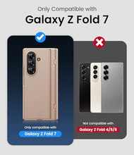 Load image into Gallery viewer, BXYJY for Samsung Galaxy Z Fold 7 Case with Front Glass Screen Protector, Slim Profile with Kickstand, Rugged Hard Full Body Cover, Daily Drop Protective Phone Case for Samsung Z Fold 7 5g 2025, Gold