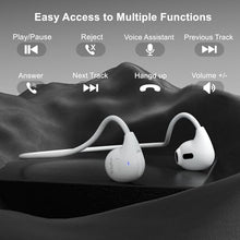 Load image into Gallery viewer, Wigfar Open Ear Headphones True Wireless Bluetooth Headphones, Wireless Headphones with Fast Charging, 8HRS Playtime for Workout, Music, Meeting?White?