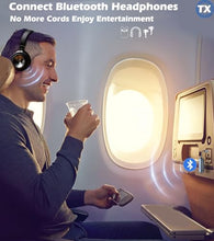 Load image into Gallery viewer, KAIY Airplane Bluetooth Adapter for 2 AirPods Headphones, Bluetooth Transmitter for TV Headphones Dual Link, 3.5mm Aux to Adapter for PC/Car/Gym/Home Stereo, Wireless 5.4 Audio Transmitter Receiver