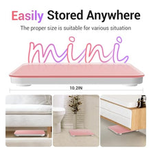 Load image into Gallery viewer, Ovutek Bathroom Scale for Body Weight, Highly Accurate Digital Weighing Machine for People, Upgraded Batteries Included, Compact Size, LED Display, High Standards Sturdy Tempered Glass, 400lb, Pink