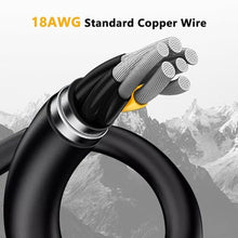 Load image into Gallery viewer, COMeap CPU 8 Pin Splitter, Female to Male Power Supply EPS Converter Adapter Extension Sleeved Cable for Motherboard 9.5-inch(24cm)