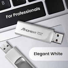 Load image into Gallery viewer, MMOMENT MU39 256GB USB 3.1 Gen1 Flash Drive, Read Speed up to 100MB/s, Retractable Design Thumb Drive