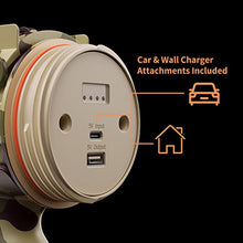 Load image into Gallery viewer, BUYSIGHT Rechargeable Spotlight Flashlight,1500 lumens Hand held Spotlight Waterproof Flashlight Hunting Lamp with red Filter (Camouflage Grey)