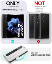 Load image into Gallery viewer, OCASE Compatible with Samsung Galaxy Z Fold7 Wallet Case with S Pen Holder, PU Leather Flip Folio Phone Cover with Card Slots, RFID Blocking, Kickstand & Wrist Strap for Z Fold 7 2025, Silvery