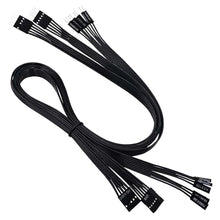 Load image into Gallery viewer, COMeap Front Panel Connector for Motherboard Am4 Am5 AMD X670e Z790, Motherboard Extension Cable with Front Panel Plug POWE LED+/-, HDD LED, Power SW, Reset SW,HD Audio, Front USB Extension (21in)