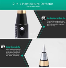 Load image into Gallery viewer, VT-05 Professional Soil pH Meter Tester, Soil pH and Moisture Meter Hygrometer, Soil Tester PH Instrument Hygrometer Monitor Humidity for Vineyards, Orchards, Field Production, Lawn, Gardens