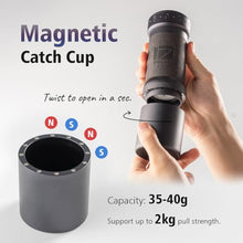 Load image into Gallery viewer, 1Zpresso K-Ultra Manual Coffee Grinder Silver with Carrying Case, Assembly Consistency Grind Stainless Steel Conical Burr, Foldable Handle, Numerical External Adjustable Setting, All-Round Grinder
