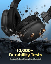 Load image into Gallery viewer, awatrue Kids Bluetooth Headphones, Wireless Headphones with HD ENC Microphone, 50 Hours Playtime, Safe Volume,Type C Fast Charging,Foldable Over Ear Headphone for Children/Teens/Smart Device (Black)