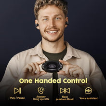 Load image into Gallery viewer, Wigfar Open Ear Headphones True Wireless Bluetooth Headphones, Ear Clip Earbuds, Sweat Resistant, Fast Charging, 24HRS Playtime, Open Ear Earbuds for Workout, Driving, Meeting, (E-88)