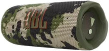 Load image into Gallery viewer, JBL Flip 6 - Portable Bluetooth Speaker, powerful sound and deep bass, IPX7 waterproof, 12 hours of playtime, JBL PartyBoost for multiple speaker pairing for home, outdoor and travel (Camo)