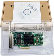 Load image into Gallery viewer, with Intel 82580 Chipset I340-T4 E1G44HT 1G Gigabit Ethernet Network Adapter (NIC), Quad Copper RJ45 Ports, PCI Express 2.0 X4