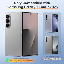 Load image into Gallery viewer, VEGO for Samsung Galaxy Z Fold 7 Case with Hinge Protection, Full-Body Case Built-in Privacy Screen Protector & Slide Camera Cover & Rotat Ring Stand Shockproof Hard Phone Case for Galaxy Fold 7-Green