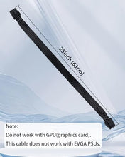 Load image into Gallery viewer, COMeap CPU Cable for Corsair PSUs, CPU 8 Pin Male to CPU 8 Pin (4+4 Detachable) Male EPS-12V Motherboard Power Adapter for Thermaltake ARESGAME Power Supply 25-inch(63cm)