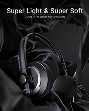 Load image into Gallery viewer, awatrue Wired Headset with Microphone for PC Laptop - 3.5mm Jack On Ear Headphones with Noise Cancelling Microphone for Boom Skype Webinars, in-line Control,Comfortable