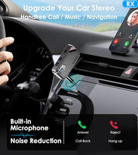 Load image into Gallery viewer, Airplane Bluetooth Adapter for AirPods Headphones, Bluetooth Transmitter for TV/PC/Gym, 3.5mm Audio Receiver for Home Stereo/Old Speaker/Car Handsfree Call, KAIY Wireless Transmitter Receiver 2 in 1