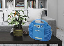 Load image into Gallery viewer, HANNLOMAX HX-327CD Portable CD Player with AM/FM Radio, Aux-in, AC/DC Dual Power Source. (Blue)