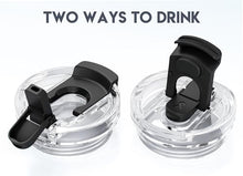 Load image into Gallery viewer, Meoky 24 oz Travel Coffee Mug with Leak-proof Lid, Stainless Steel Insulated Coffee Tumbler, Keeps Hot for 8 Hours or Cold for 24 Hours, Fits in Car Cup Holder (Night)