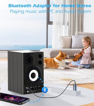 Load image into Gallery viewer, KAIY Bluetooth Aux Adapter for Car, AUX to Bluetooth 5.3 Receiver Hands-Free Calling, 3.5mm Wireless Audio Receiver USB-Powered, USB 2.0 to 3.5mm Jack Compatible with Car Speakers/Home Stereo