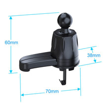 Load image into Gallery viewer, OCEANLOVE Car Air Vent Mount Holder Clip Replacement with Diameter 0.67inch ?17mm? Joint Ball Accessories Metal Hook ?Clip only,Holder is not Included