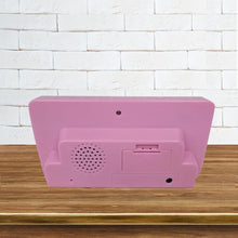 Load image into Gallery viewer, HANNLOMAX HX-160CR PLL FM Radio Alarm Clock, 2.5" LED Display with RGB Color (7 Regular Colors and 4 Dynamic Color Charging Mode), Display Dimmer Function, AC Operation only. (Pink)