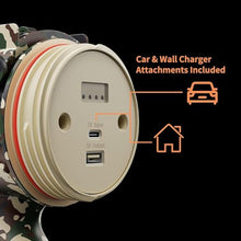 Load image into Gallery viewer, BUYSIGHT Rechargeable Spotlight Flashlight,1500 lumens Hand held Spotlight Waterproof Flashlight Hunting Lamp with red Filter (Camouflage Green)