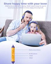 Load image into Gallery viewer, Kids Headphones Wired with Microphone for ipad Computer Laptop for Boys Girls Volume Limit Foldable Over Ear Headset for School 3.5mm Jack