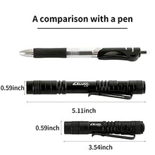 Load image into Gallery viewer, LELUOHQ Handheld Pen Flashlight 150 Lumens Lamp Clip Mini Pen Light Small Pocket Penlight (Long and Short) 1