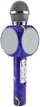 Load image into Gallery viewer, Sing-Along Bling Bluetooth Karaoke Microphone and Bluetooth Stereo Speaker All-in-One (Swirl Purple)