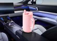 Load image into Gallery viewer, Meoky 40 oz Tumbler with Handle and Flip Straw, 100% Leakproof Tumbler with Lid and Straw, Stainless Steel Insulated Cup, Cupholder Friendly, Keeps Cold for 34 Hours (Blush)