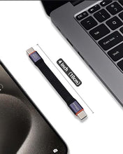 Load image into Gallery viewer, COMeap Short USB C Cable, 40Gbps USB4 4 Inch Support 100W PD Fast Charging, 8K Display, Thunderbolt 4/3 Interface, Flat USB C to USB C for Steam Deck, ROG Ally, Laptop, Tablet, Phone (2-Pack