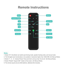 Load image into Gallery viewer, RayBit 4K Pro Audio and Video Conference Room Camera with Remote Control for Windows TV, AI-Powered HD Webcam with Microphone & Speaker for Desktop Computer/PC/Monitor/Laptop/Teams/Zoom/Skype