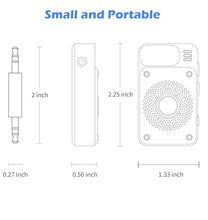 Load image into Gallery viewer, Airplane Bluetooth Adapter for AirPods Headphones, Bluetooth Transmitter for TV Headphones, Wireless Audio Receiver for Home Stereo, 3.5mm AUX Adapter for Car, KAIY Wireless 5.4 Transmitter Receiver