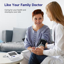 Load image into Gallery viewer, Ovutek Blood Pressure Monitors for Home Use Upper Arm FSA HSA Eligible, 8.7"-16.5" BP Cuff with 245 Sets for 3 Users, Large Display Automatic Digital Blood Pressure Machine with Batteries