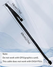 Load image into Gallery viewer, COMeap CPU Cable for Corsair PSUs, CPU 8 Pin Male to Dual CPU 8 Pin (4+4 Detachable) Male EPS-12V Motherboard Power Adapter for Thermaltake ARESGAME Power Supply 27-inch(69cm)