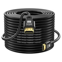 Load image into Gallery viewer, jojobnj HDMI Cable 75ft, 4K@60Hz, 18Gbps High Speed HDMI 2.0 Cord, Ultra HD,Ethernet Audio Return,Video 4K,1080p,3D,Arc, HDR Compatible with Xbox,PS5/PS4,HDTV,Laptop ect(Black)