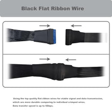 Load image into Gallery viewer, COMeap USB 3.0 Header Splitter Extension Cable, Small Mini USB 3.0 19/20 Pin 1 to 2 Y Splitter Internal Adapter for Motherboard 5.9-inch (15cm)