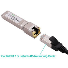 Load image into Gallery viewer, Wiitek 10G SFP+ to RJ45 Copper Modules, 1.25G/2.5G/5G/10GBase-T Ethernet to SFP+ Transceiver Compatible for HPE Blade System 813874-B21 HPE ProCurve & HPE Aruba(Cat 6a/7 or Better, 30-Meter)