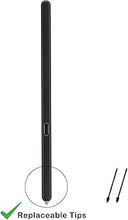 Load image into Gallery viewer, Galaxy Z Fold 6 S Pen Fold Edition for Samsung Galaxy Z Fold 6 Slim S Pen, Galaxy Z Fold 6 S Pen Fold Edition Replacement for Samsung Galaxy Z Fold 6 Touch Stylus Pen +Tips/Nibs+Card Pin (Black)