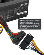 Load image into Gallery viewer, COMeap 24 pin to 6 pin Adapter HP ATX Power Cable Compatible with Z200 Z210 Z220 Z230 Z240 SFF MT TWR Series 4000 6005 8300, ProDesk 600 G1, EliteDesk 800 G1 13.3-inch (34cm)