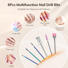 Load image into Gallery viewer, Lavinda 35000RPM Electric Nail Drill, Professional Cordless Nail Drill Machine Portable Rechargeable Nail Efile for Acrylic Gel Nails, Manicure Pedicure Tools for Salon Home Use-Leopard Print