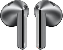 Load image into Gallery viewer, SAMSUNG Galaxy Buds 3 AI True Wireless Bluetooth Earbuds, Sound Optimization, Real-Time Interpreter, Noise Cancelling, Redesigned Fit, Touch Control, Latin American Version (Silver)